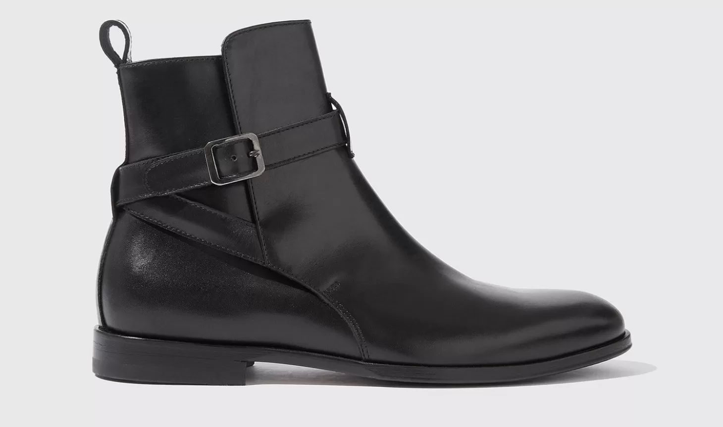 Scarosso Jodhpur Boots-Lara Nera Black - Calf