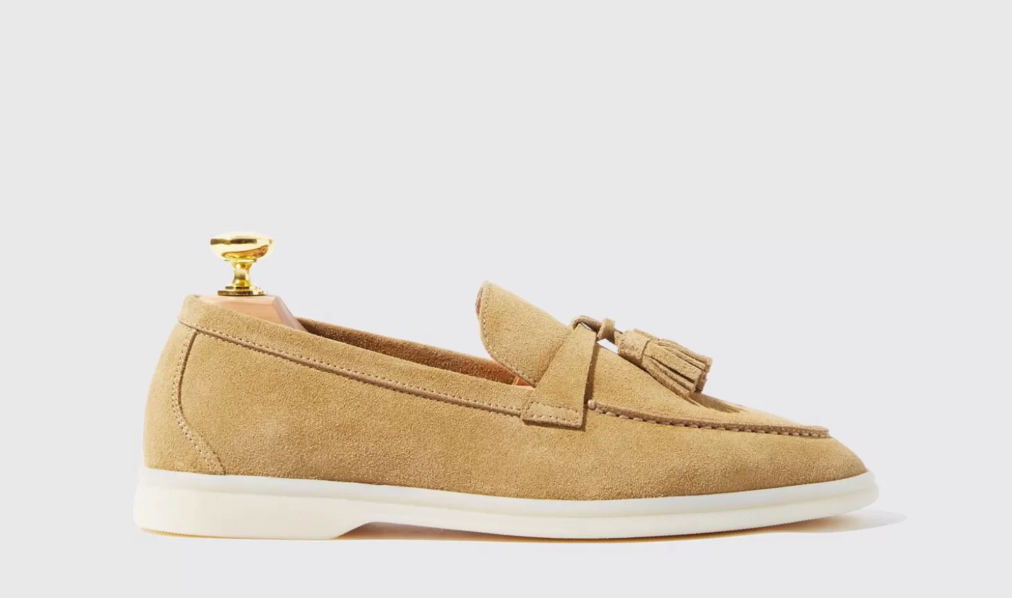 Scarosso Loafers-Leandra Beige Scamosciata Beige - Suede