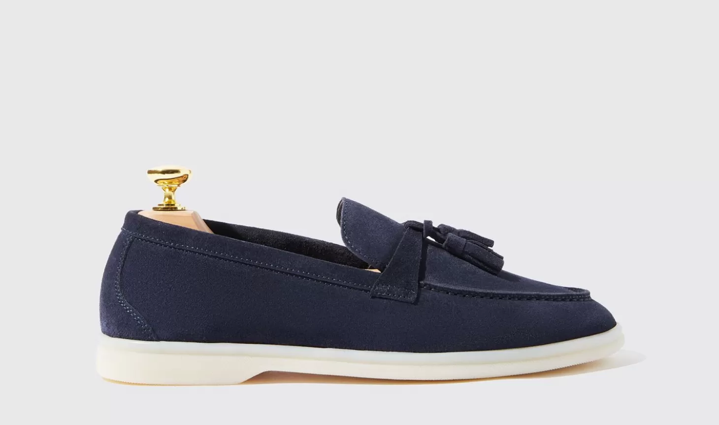 Scarosso Loafers-Leandra Blu Scamosciata Blue - Suede