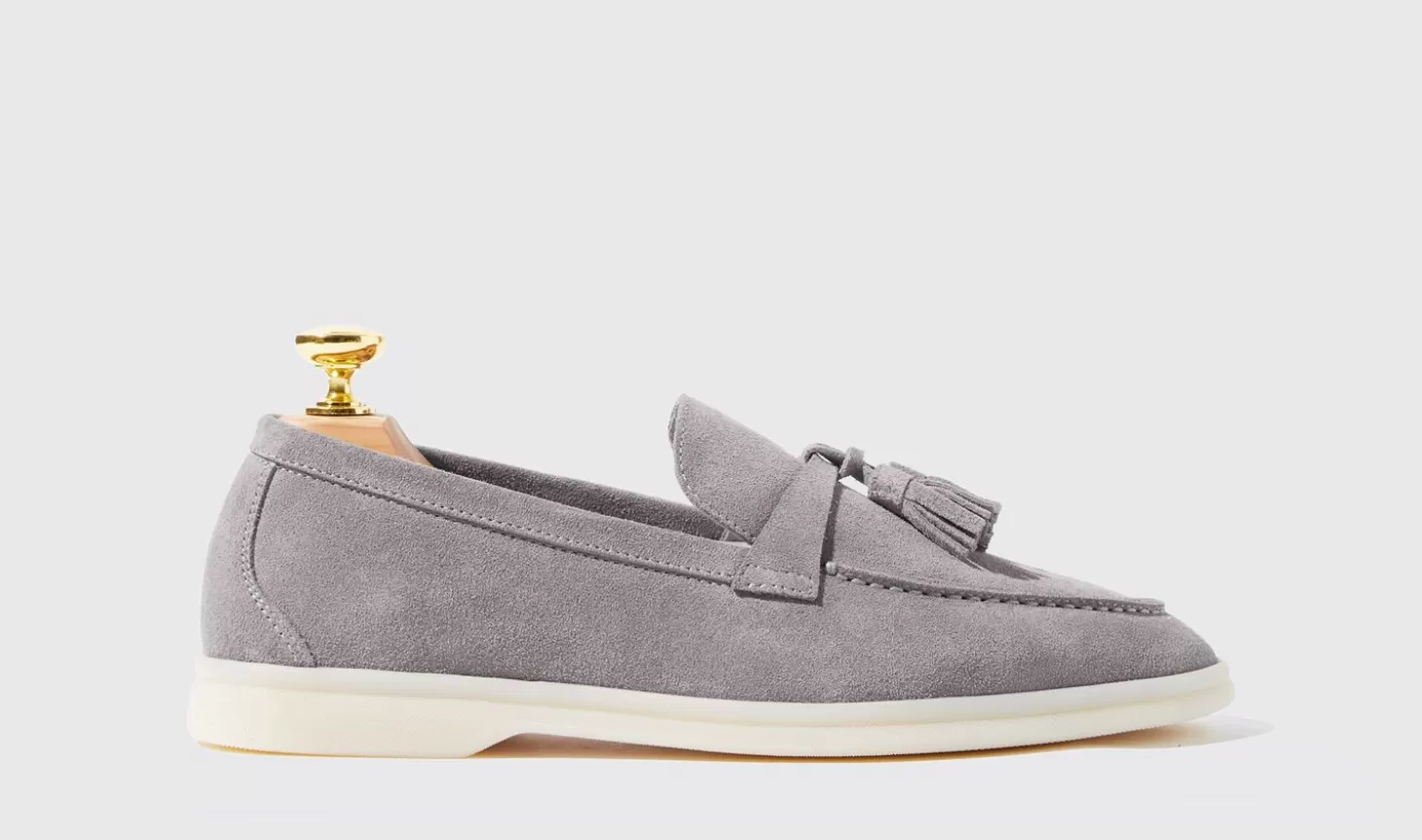 Scarosso Loafers-Leandra Grigia Scamosciata Grey - Suede