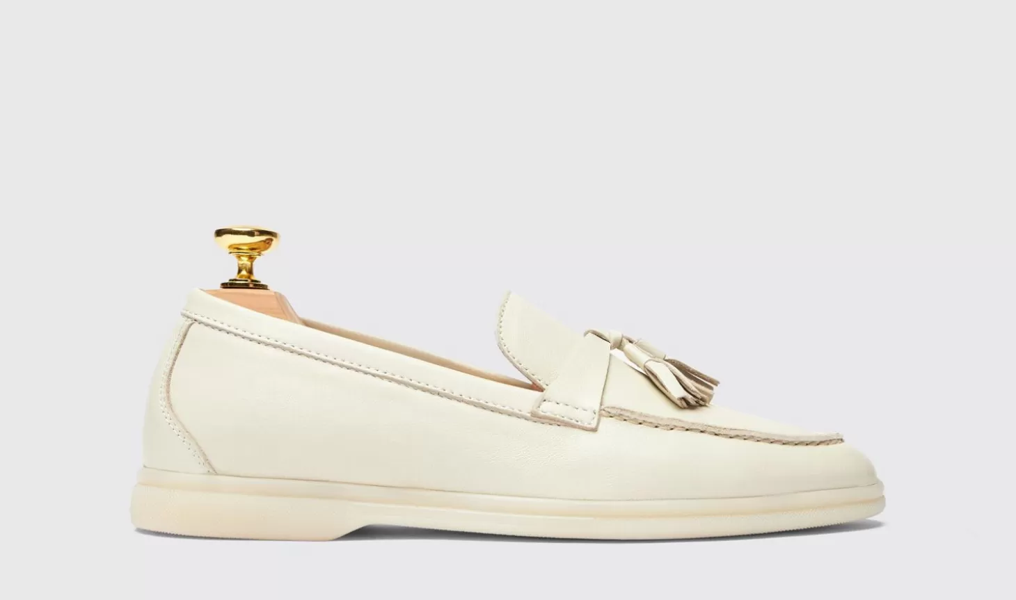 Scarosso Loafers-Leandra Off White Off White - Calf