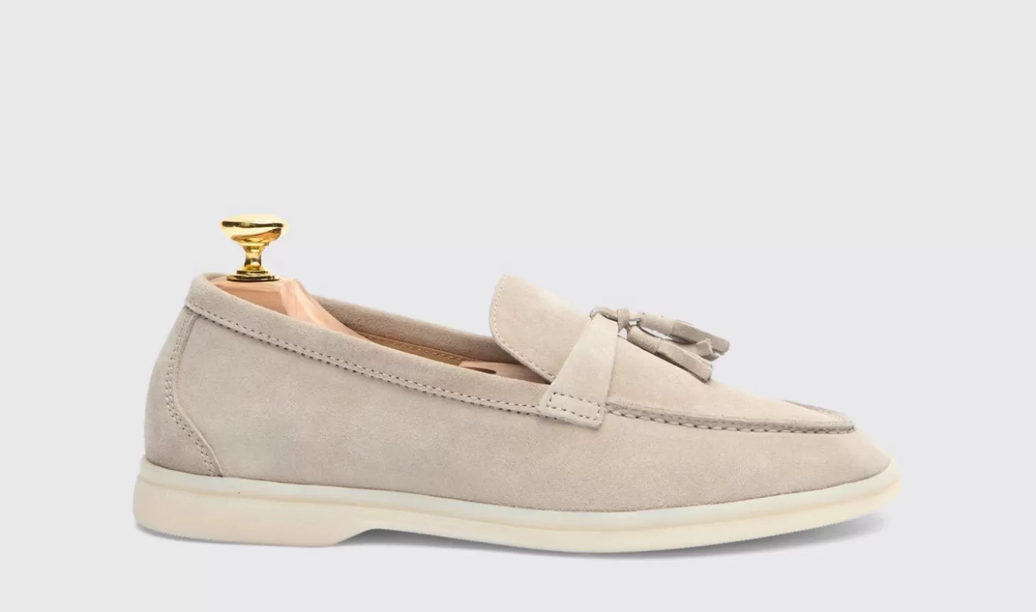 Scarosso Loafers-Leandra Sand Suede Sand - Suede