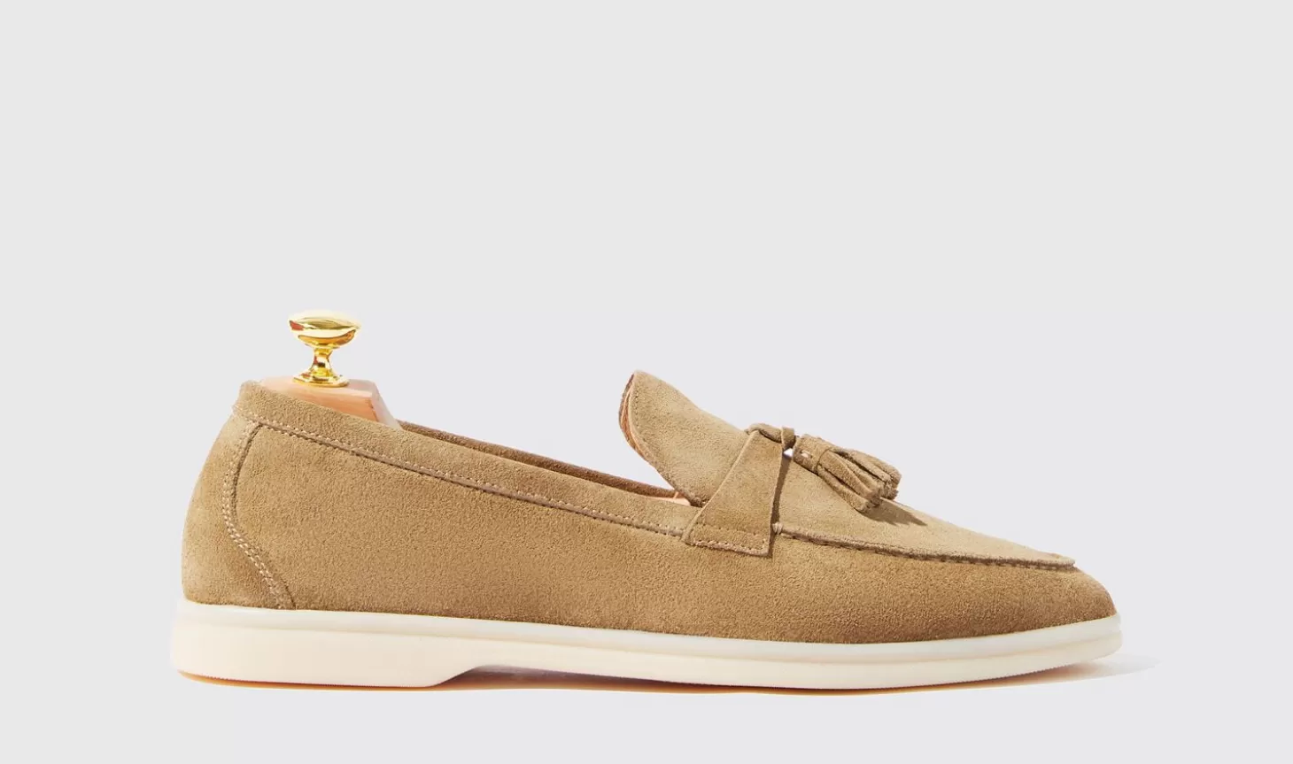 Scarosso Loafers-Leandro Beige Scamosciato Beige - Suede