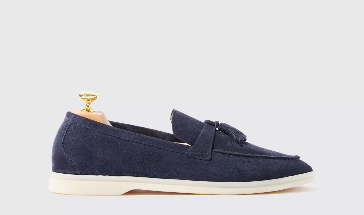 Scarosso Loafers-Leandro Blu Scamosciato Blue - Suede