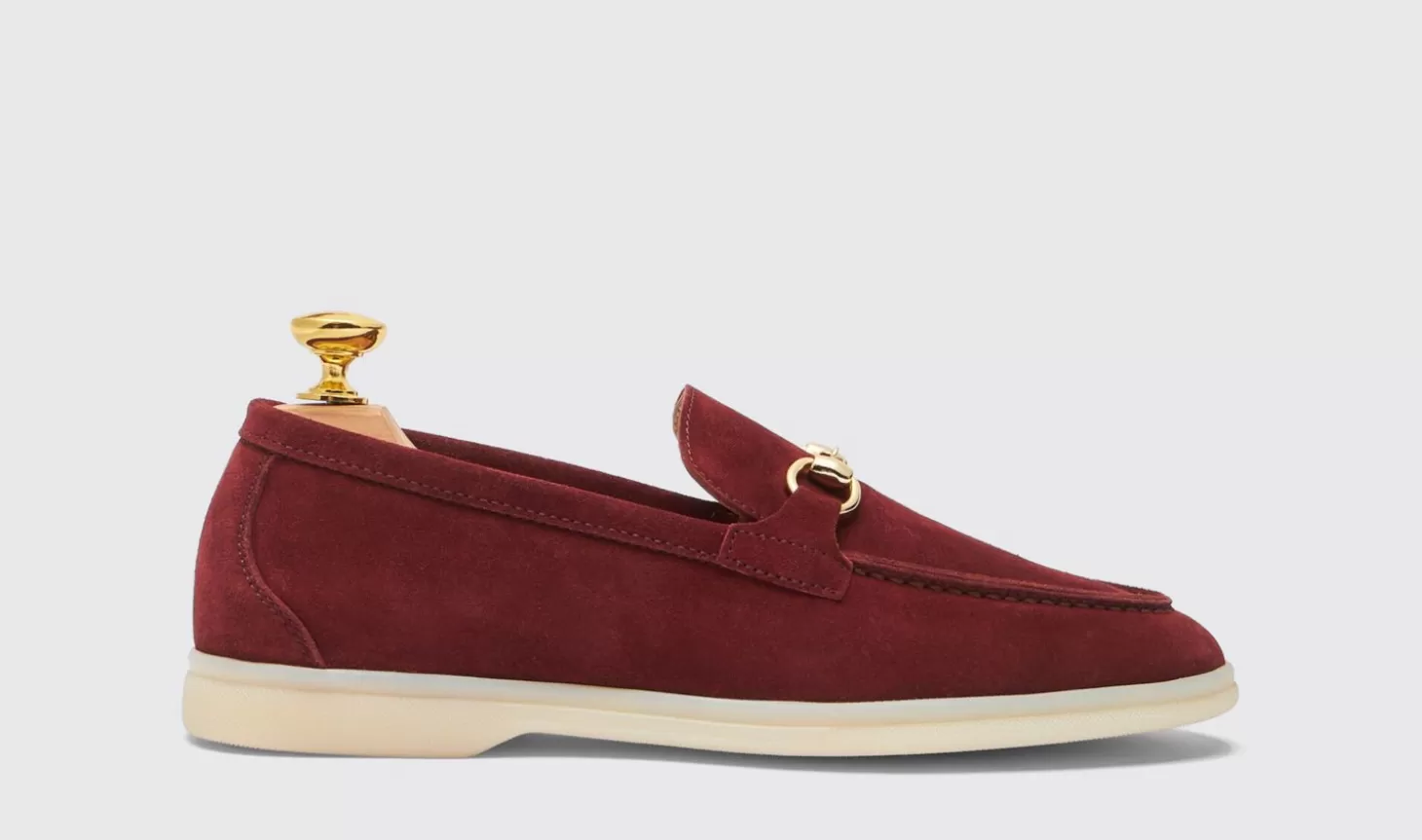 Scarosso Loafers-Lilia Burgundy Suede Burgundy - Suede