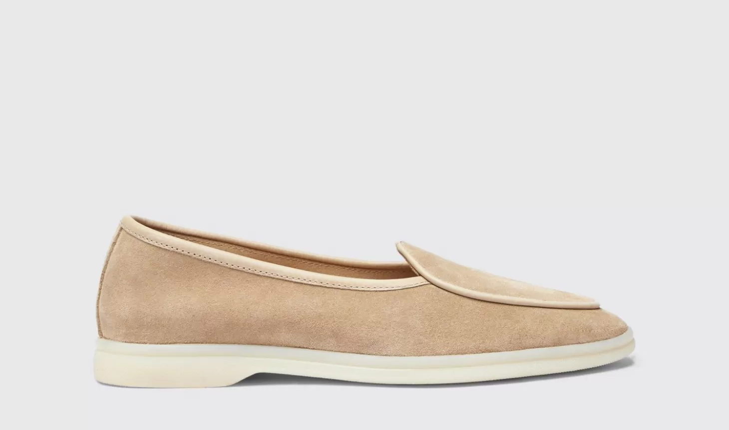 Scarosso Loafers-Livia Oat Suede Oat - Suede