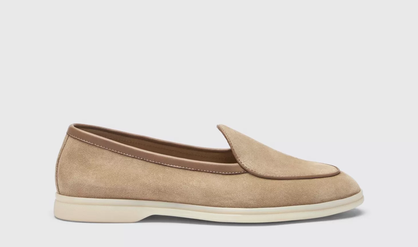 Scarosso Loafers-Livio Oat Suede Oat - Suede