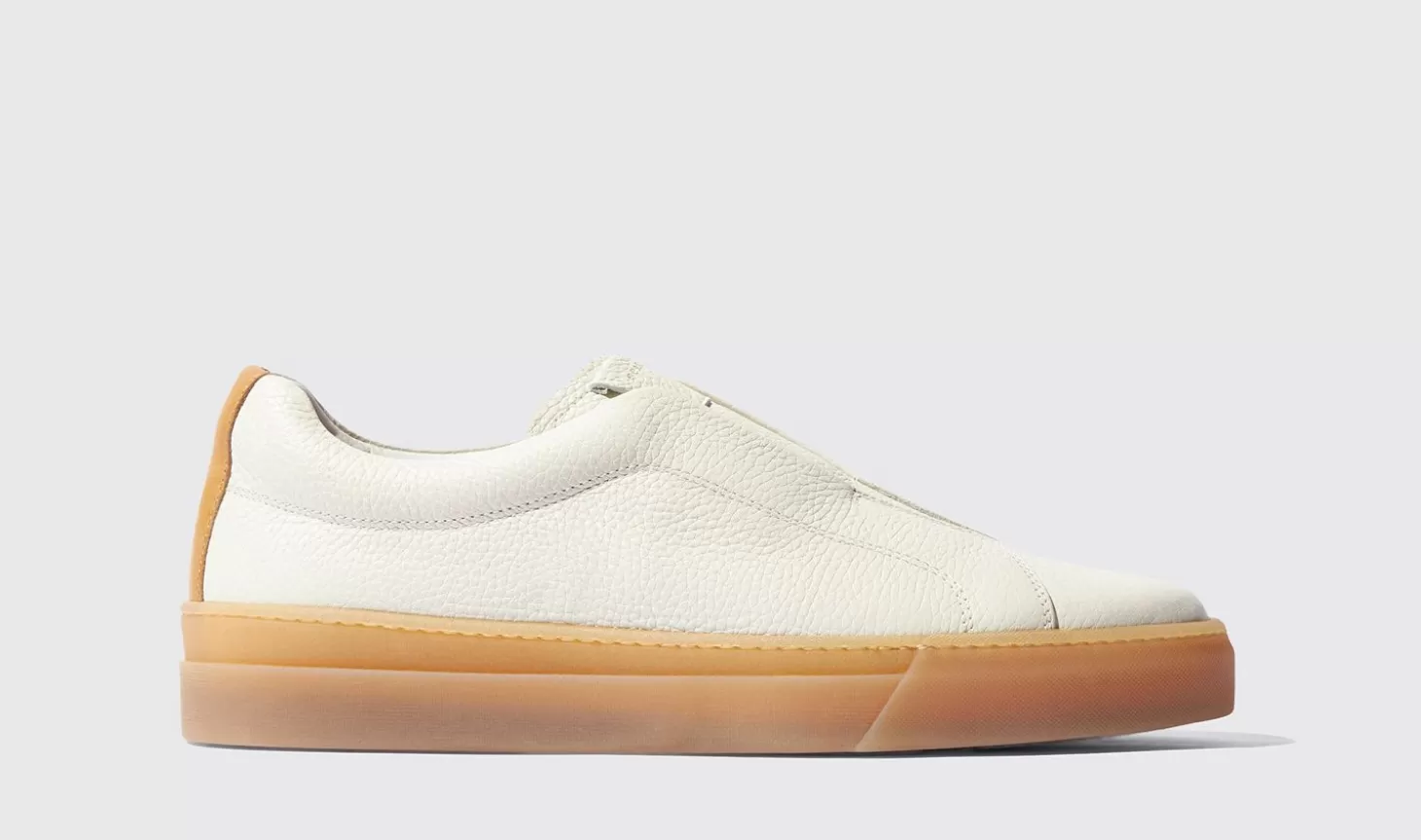 Scarosso Sneakers-Luca White Grain White - Calf