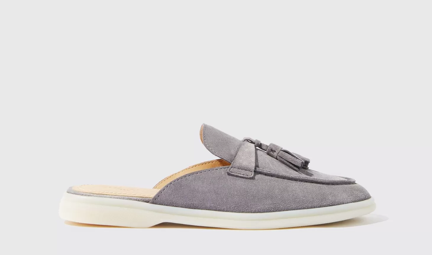 Scarosso Mules-Lucrezia Grigia Scamosciata Grey - Suede