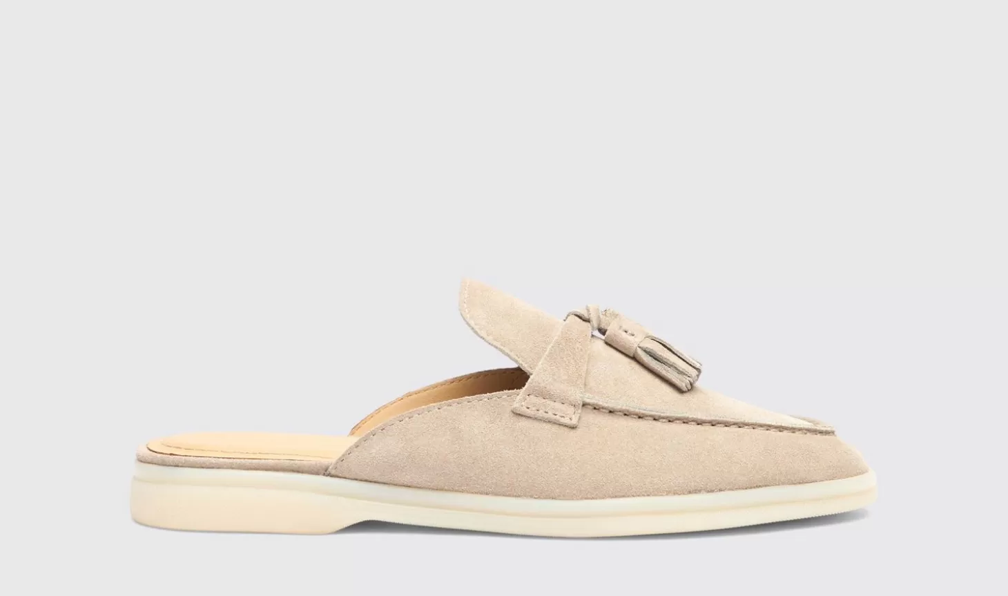 Scarosso Mules-Lucrezia Sand Suede Sand - Suede