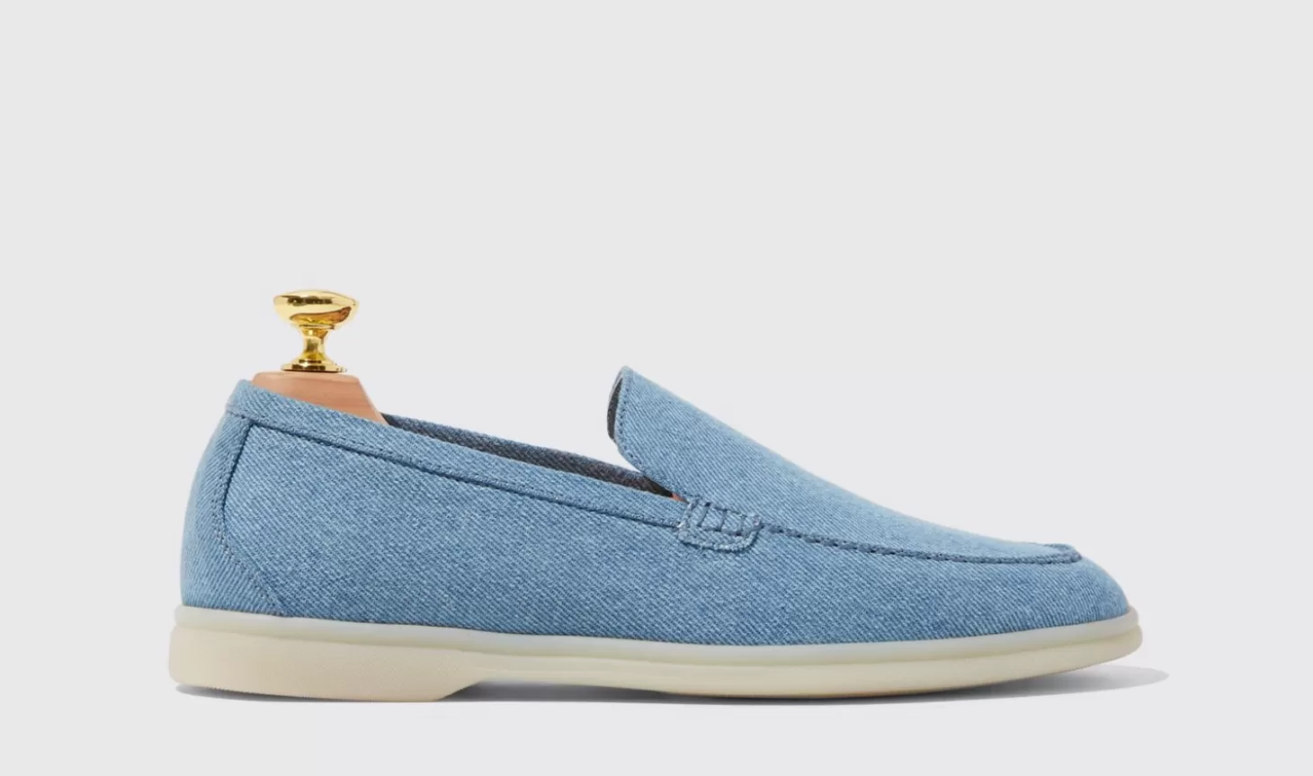 Scarosso Loafers-Ludovica Azzurra Denim Light Blue - Denim