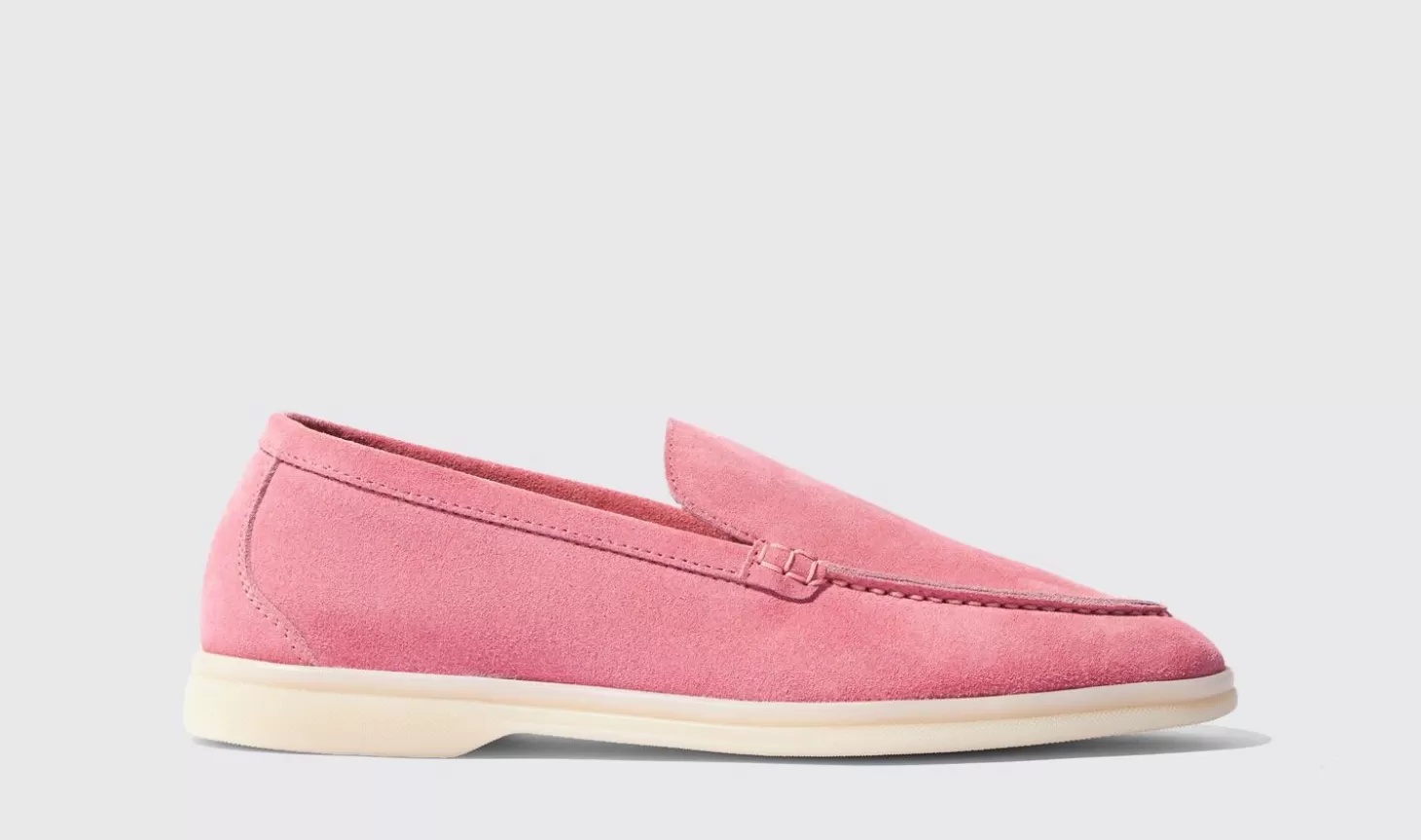 Scarosso Loafers-Ludovica Dusky Pink Suede Dusky Pink - Suede