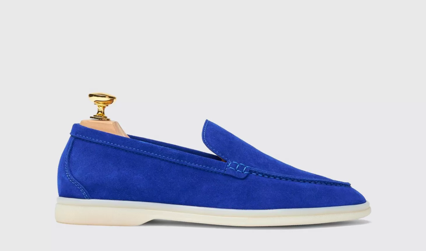 Scarosso Loafers-Ludovica Electric Blue Suede Electric Blue - Suede