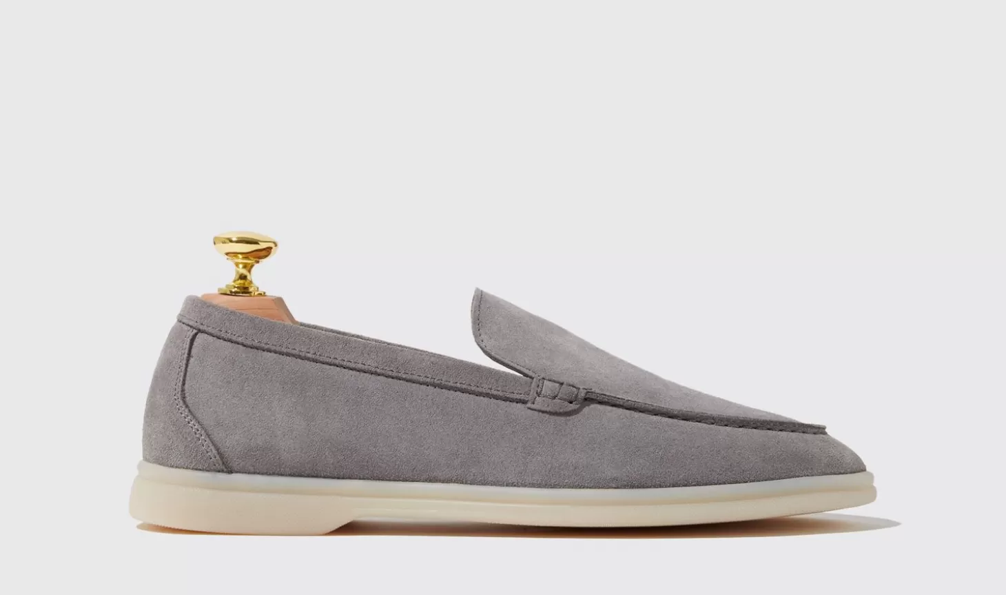 Scarosso Loafers-Ludovica Grigia Scamosciata Grey - Suede