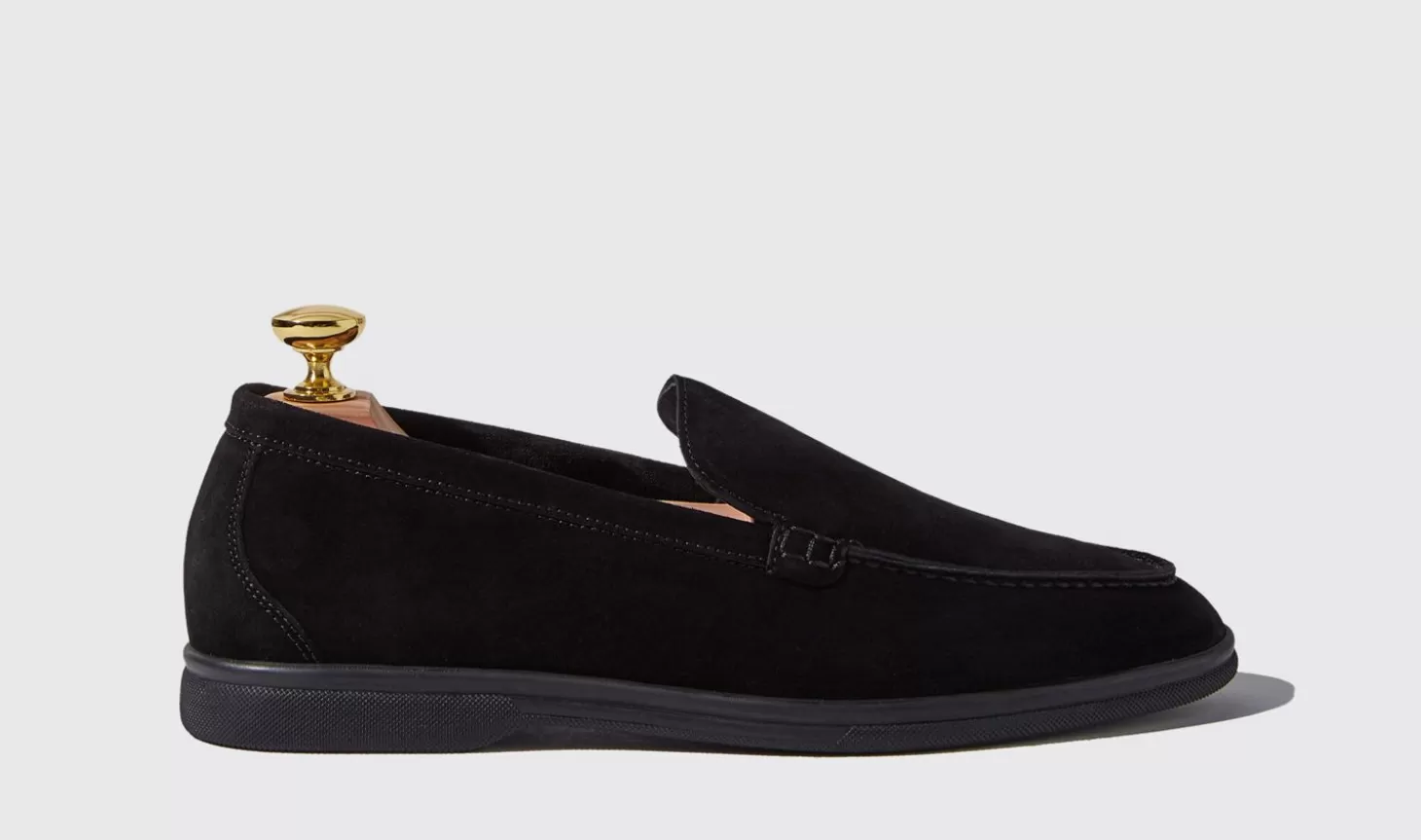 Scarosso Loafers-Ludovica Nera Scamosciata Black - Suede