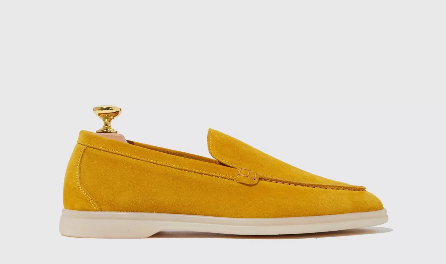 Scarosso Loafers-Ludovica Ocra Scamosciata Yellow - Suede