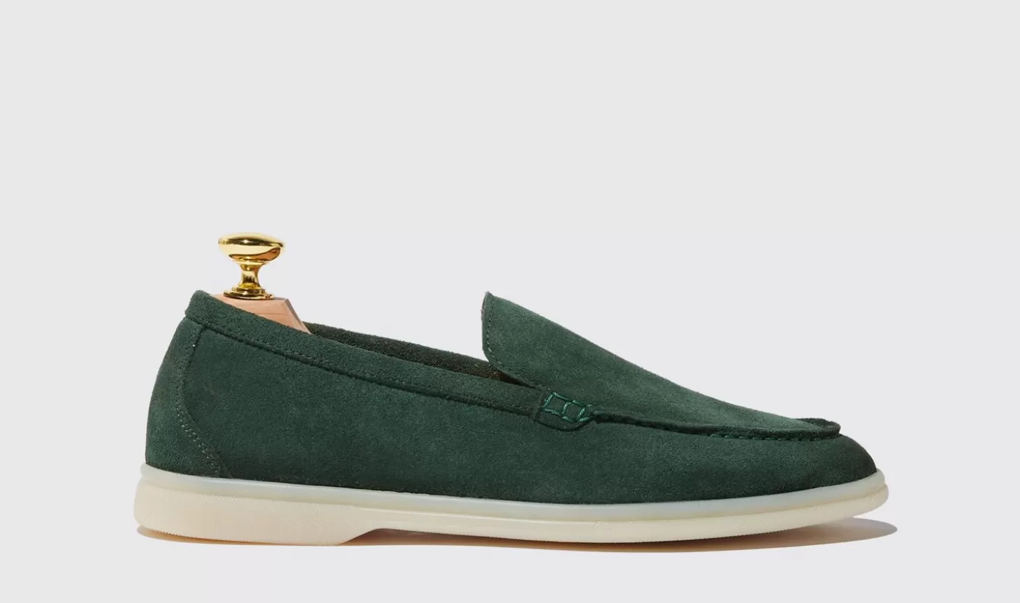 Scarosso Loafers-Ludovica Verde Scamosciata Green - Suede