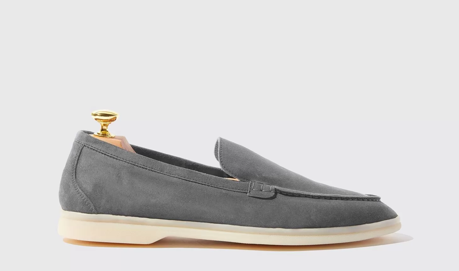 Scarosso Loafers-Ludovico Grigio Scamosciato Grey - Suede