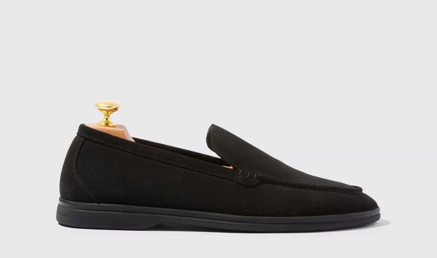 Scarosso Loafers-Ludovico Nero Scamosciato Black - Suede