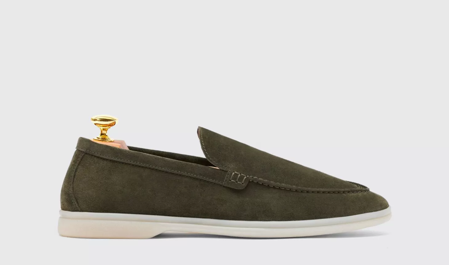 Scarosso Loafers-Ludovico Olive Suede Olive - Suede