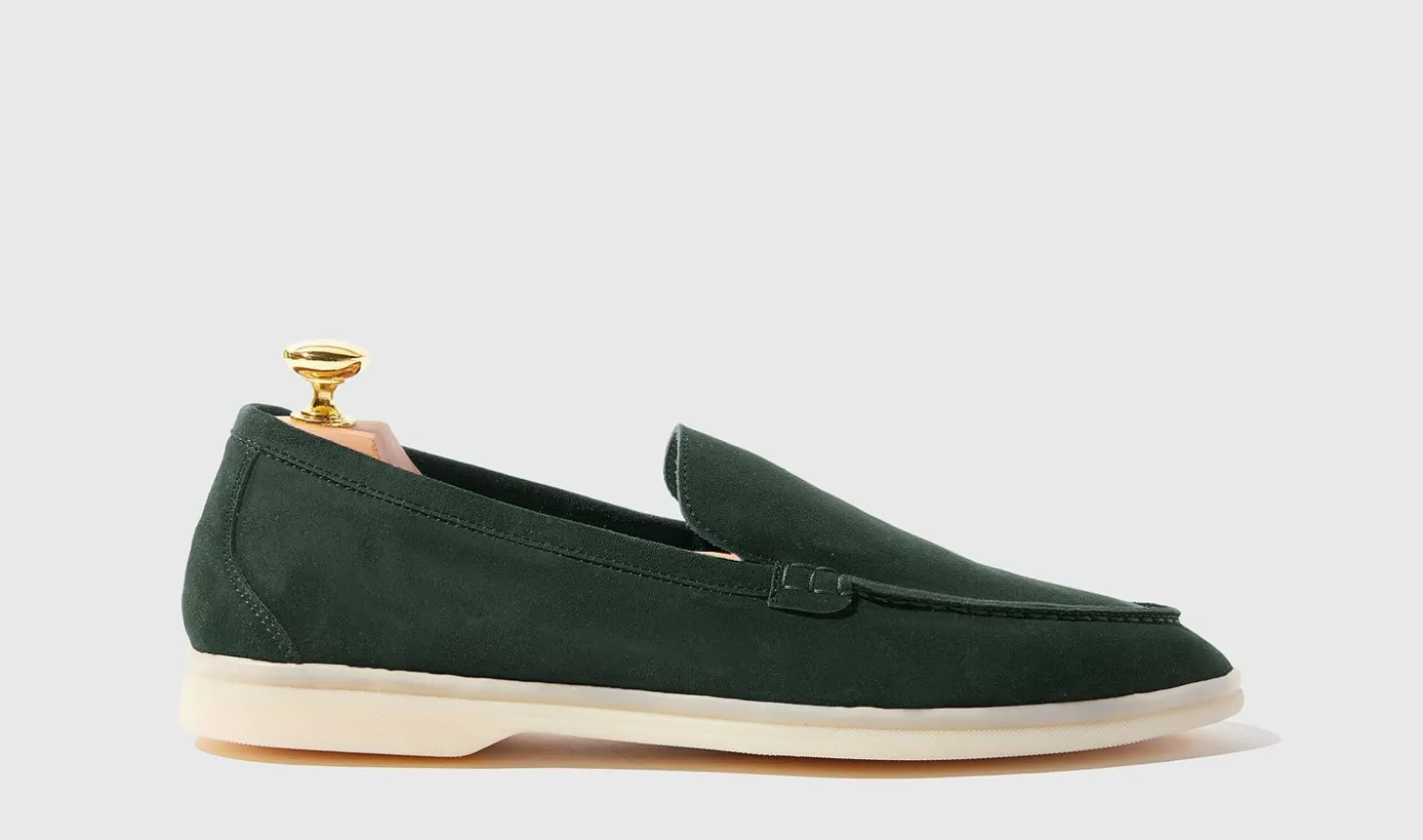 Scarosso Loafers-Ludovico Verde Scamosciato Green - Suede