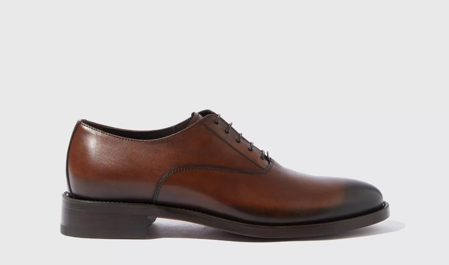 Scarosso Oxfords-Marco Castagno Chestnut Calf