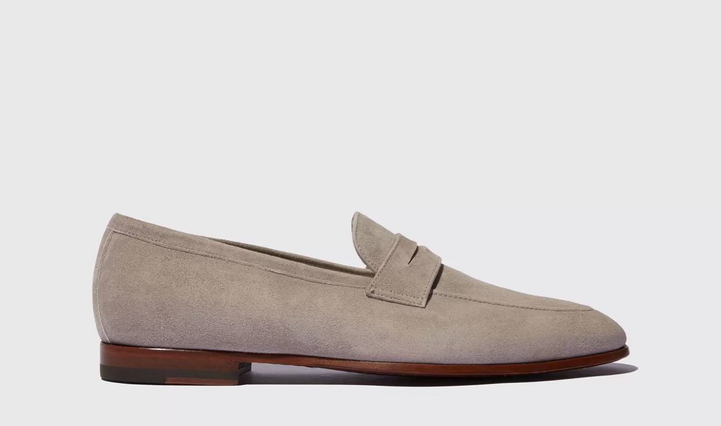 Scarosso Loafers-Marzio Taupe Scamosciato Taupe Suede