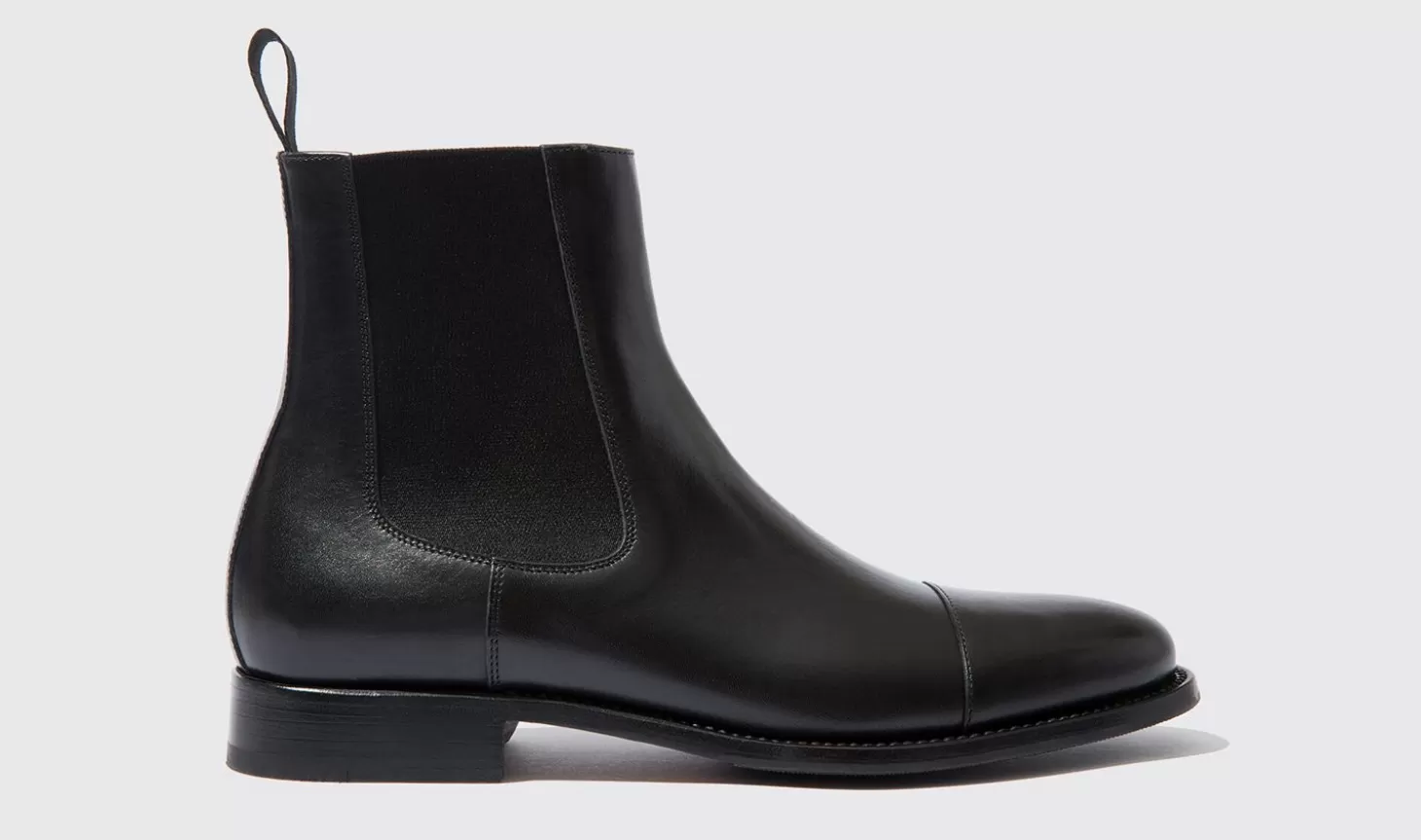 Scarosso Chelsea Boots-Michelangelo Nero Black Calf