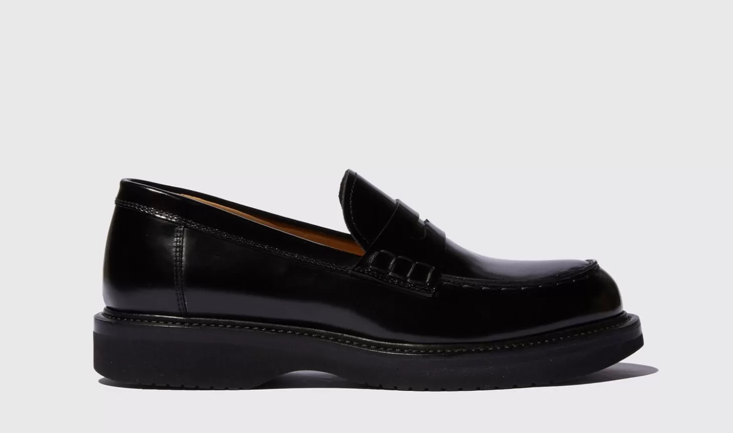 Scarosso Loafers-Michelle Black Bright Black - Brushed Calf