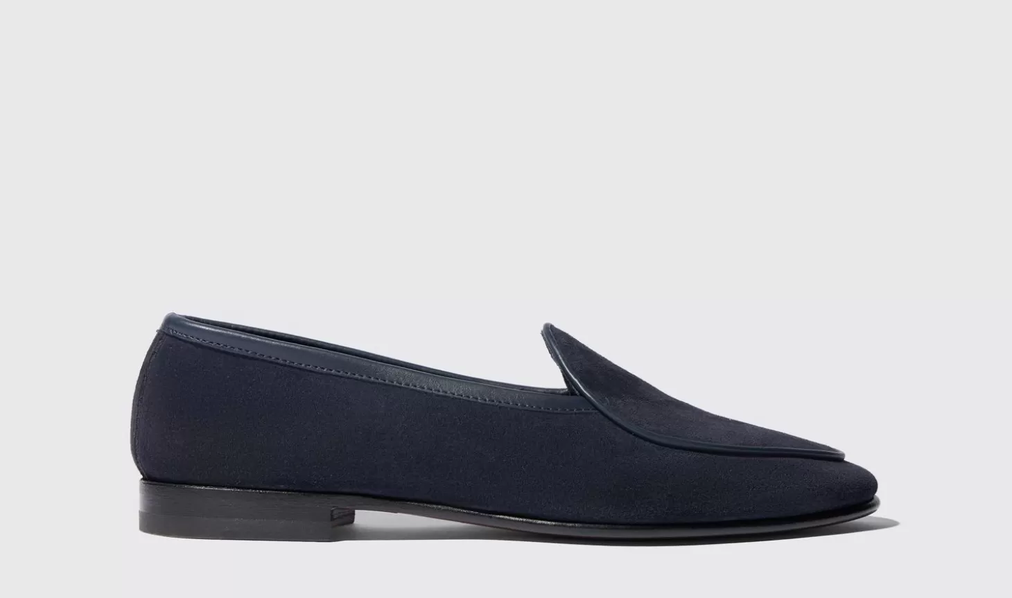 Scarosso Loafers-Nils Blue Suede Blue - Suede