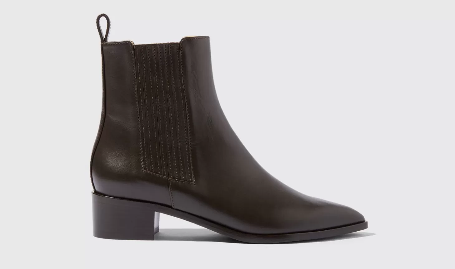 Scarosso Chelsea Boots-Olivia Marrone Brown - Calf