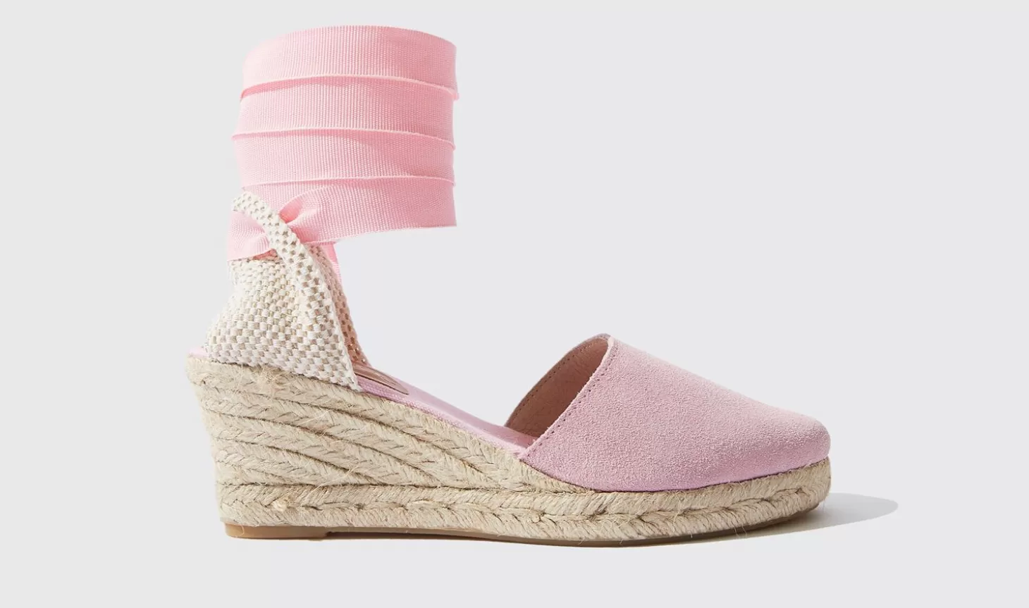 Scarosso Espadrilles-Paloma Pink Suede Pink - Suede