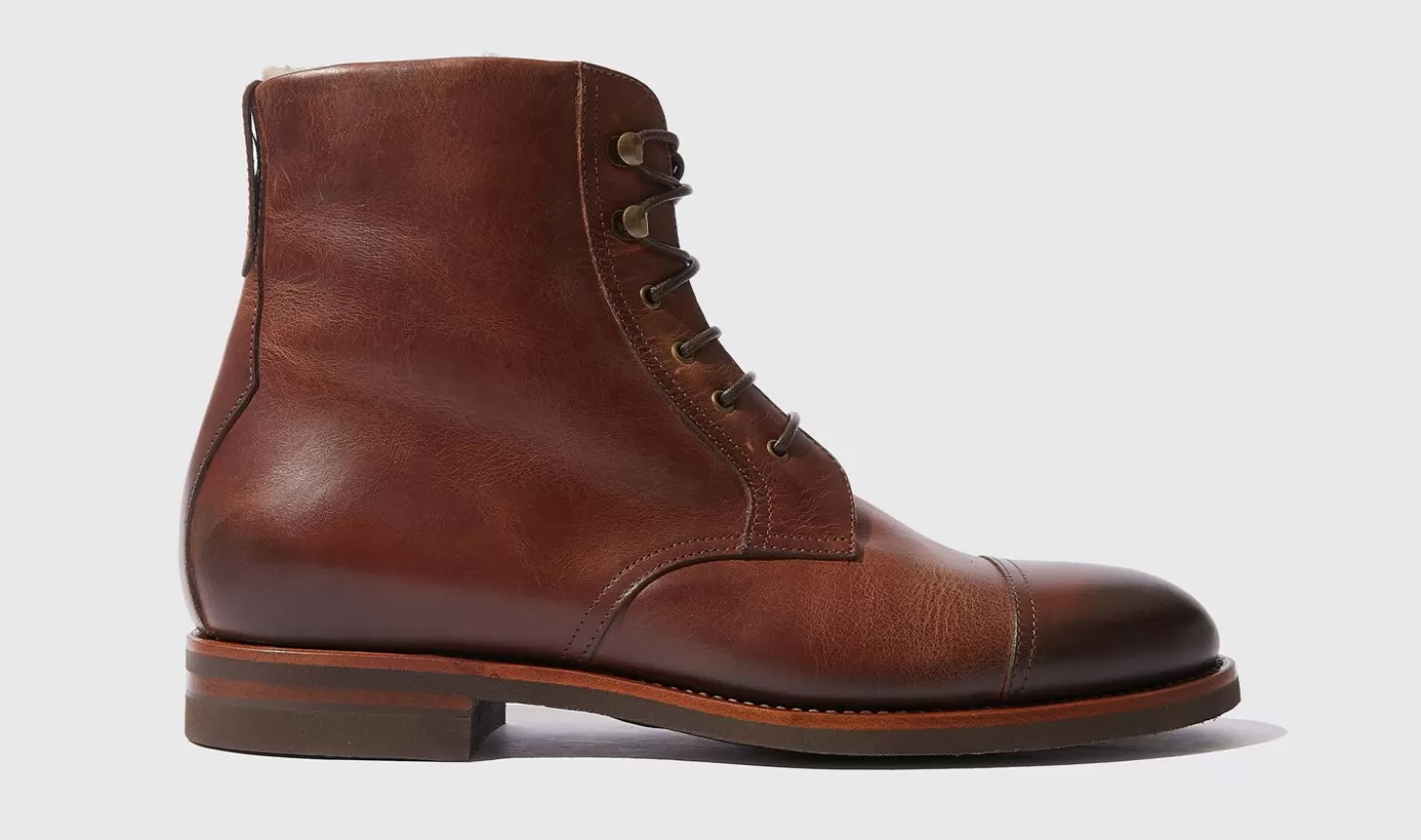 Scarosso Boots-Paolo Caramello Lux Brown - Calf