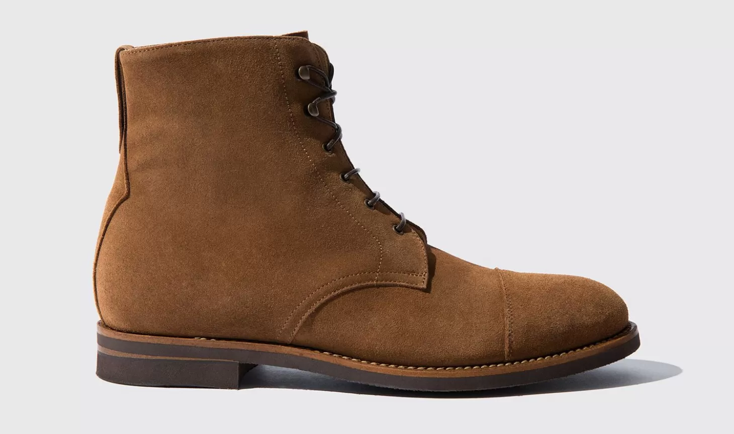 Scarosso Boots-Paolo Snuff Light Brown - Suede