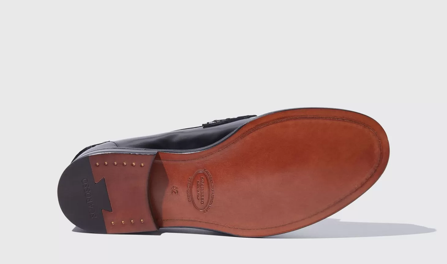 Scarosso Loafers-Ralph Black Bright Black - Brushed Calf