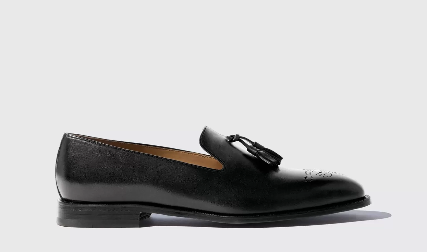 Scarosso Loafers-Rolando Nero Black Calf