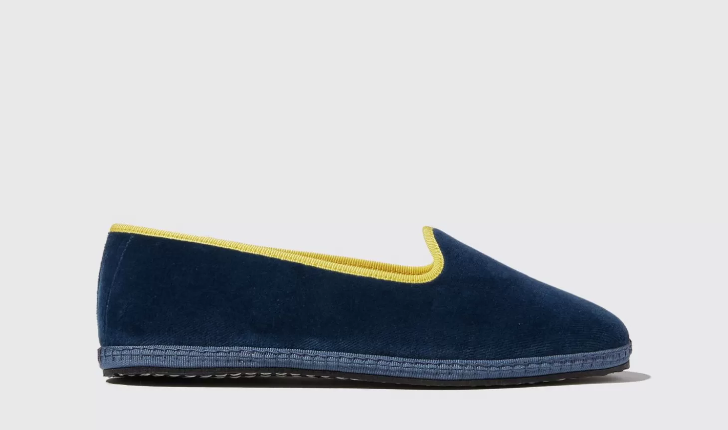 Scarosso Slippers-Seaside Blue - Velvet