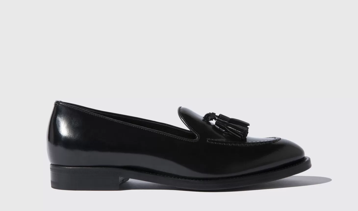 Scarosso Loafers-Sienna Black Bright Black - Brushed Calf