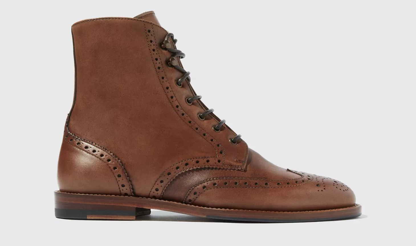 Scarosso Boots-Stefania Caramello Brown - Calf