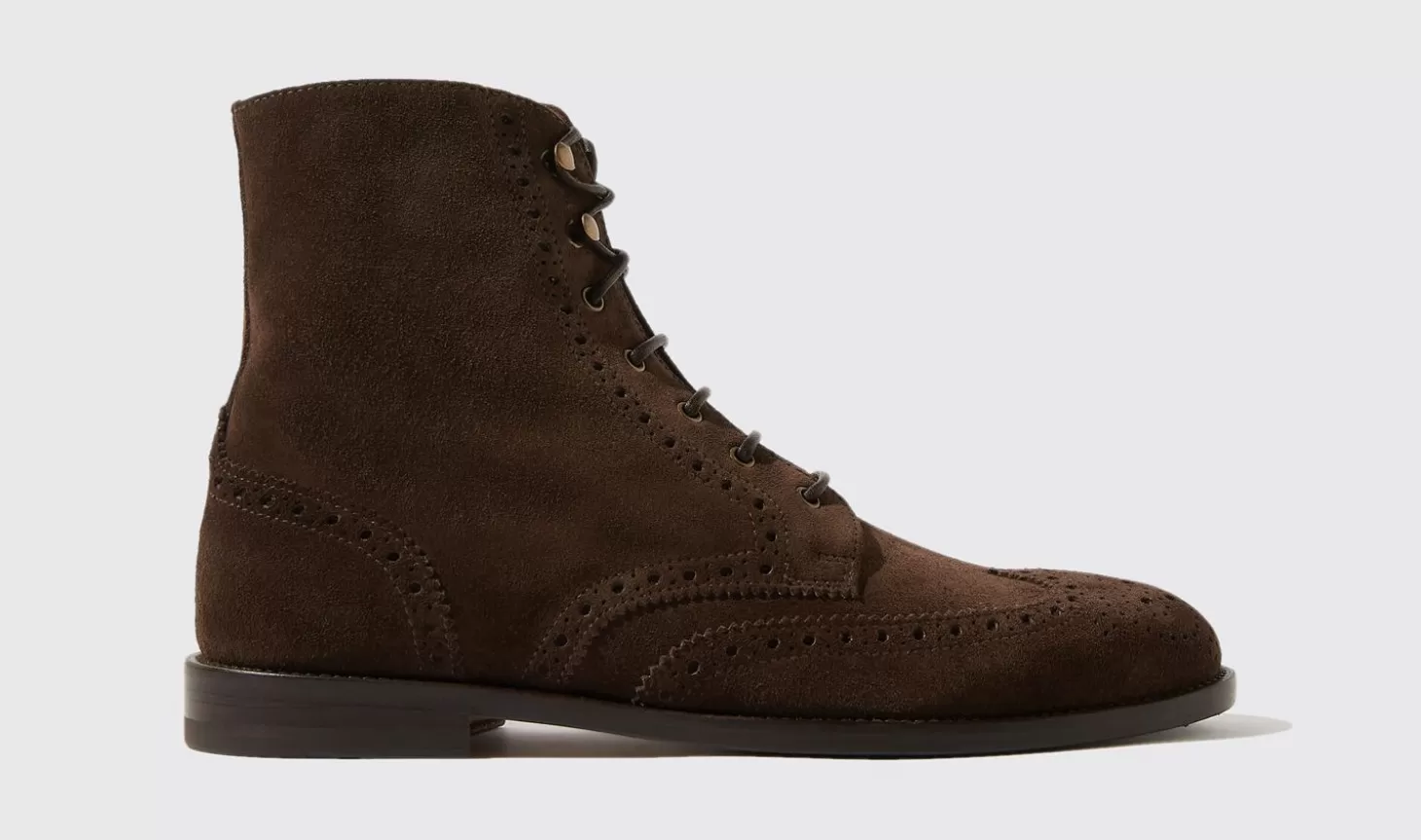 Scarosso Boots-Stefania Marrone Scamosciata Brown - Suede