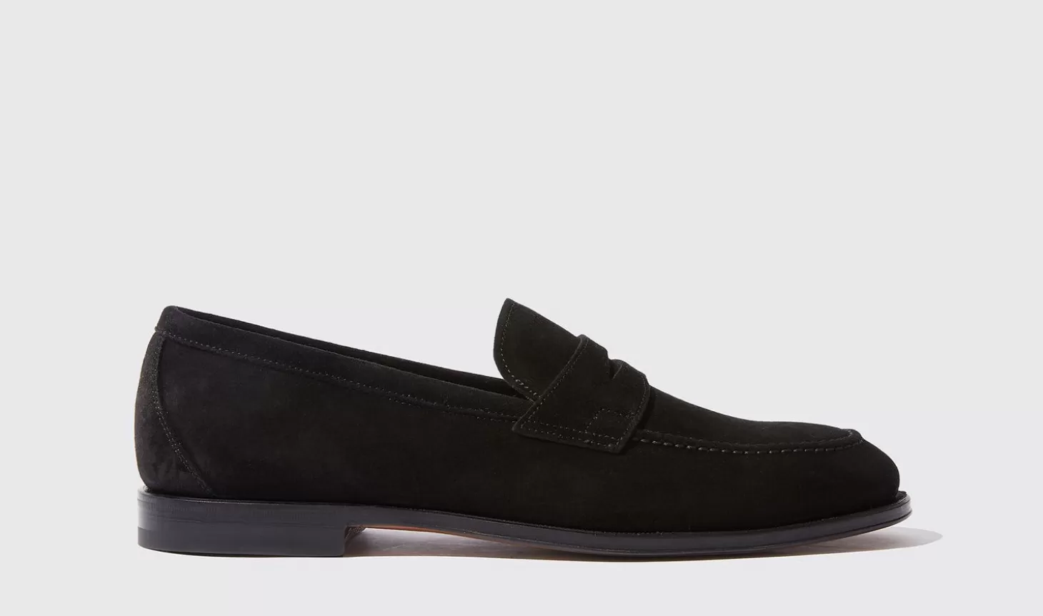 Scarosso Loafers-Stefano Nero Scamosciato Black - Suede