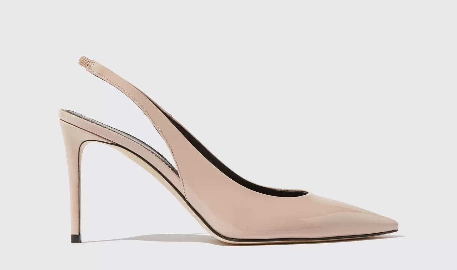 Scarosso High Heels-Sutton Nude Patent Nude - Patent