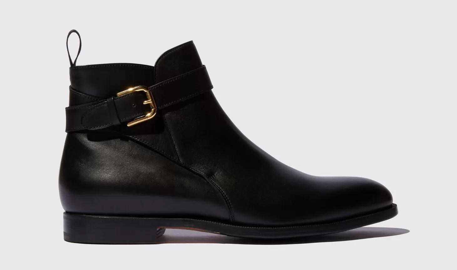 Scarosso Jodhpur Boots-Taylor Black Black - Calf