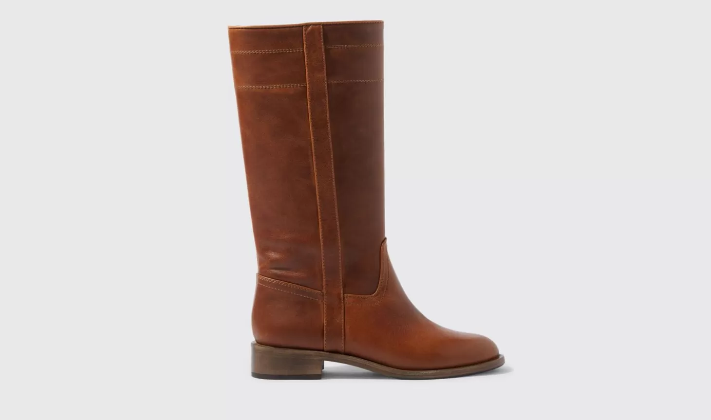 Scarosso Boots-Tess Cognac Cognac - Calf