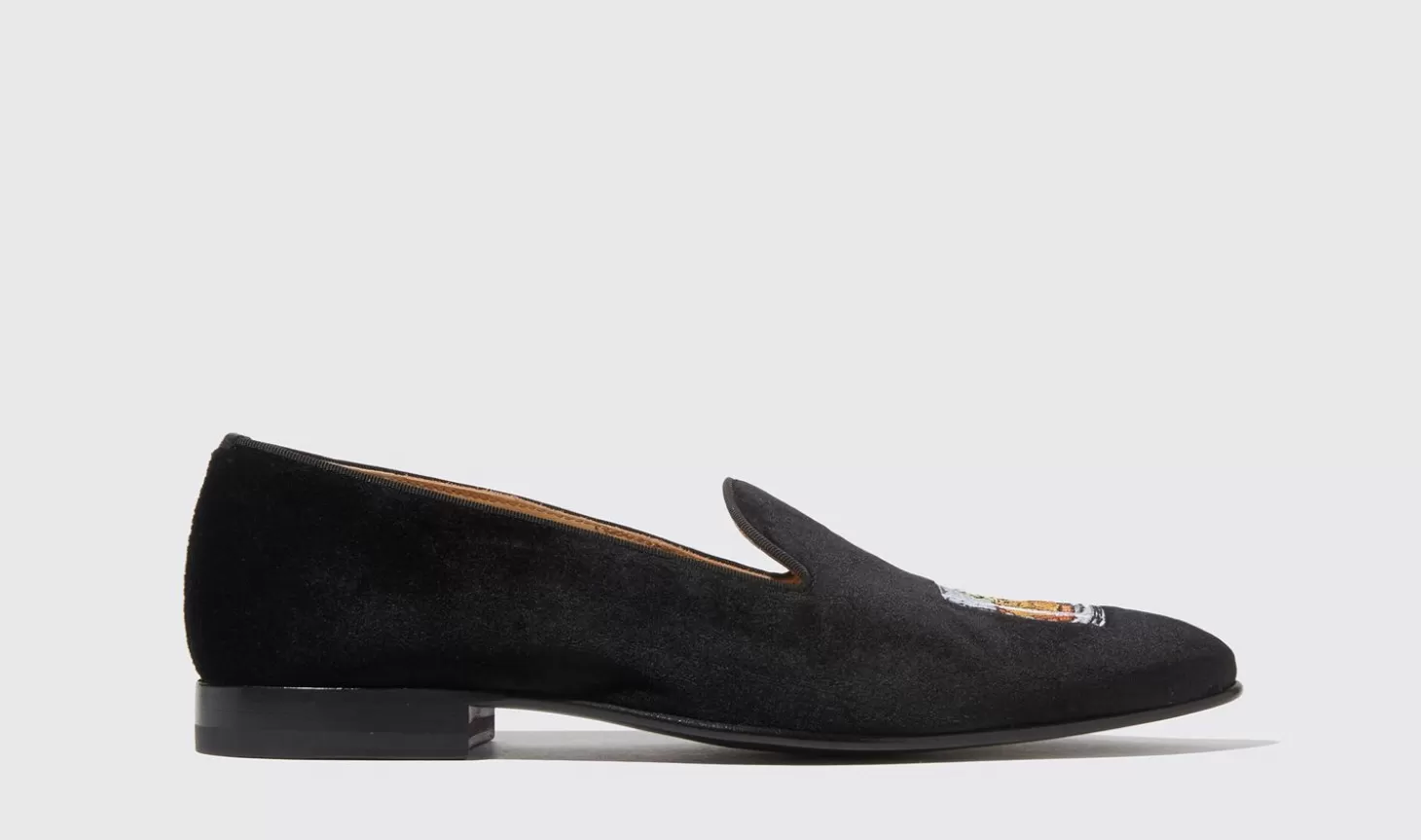 Scarosso Slippers-Tom Black Velvet Black - Velvet