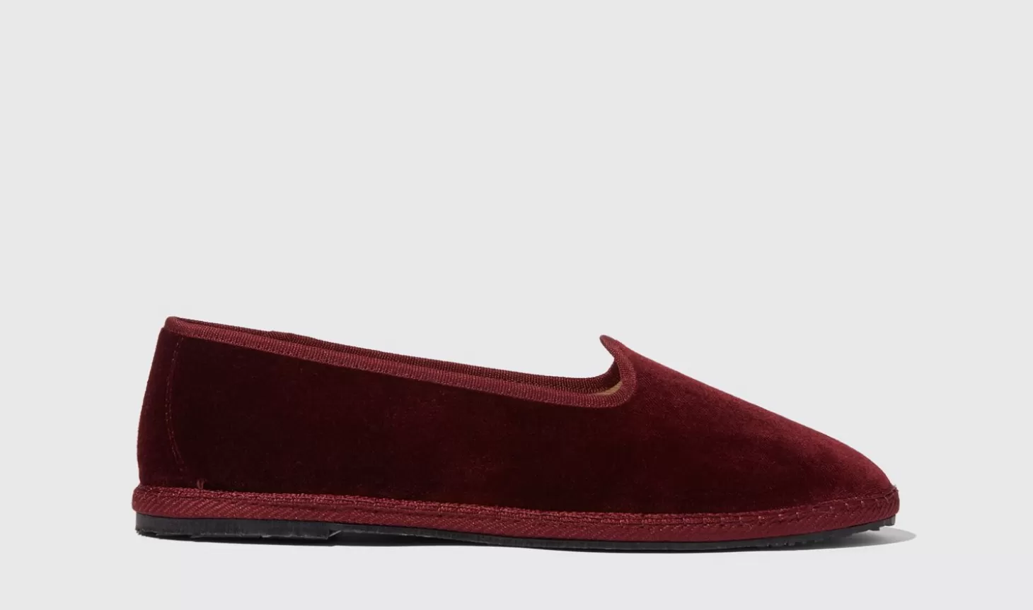 Scarosso Slippers-Valentino Bordeaux Velluto Burgundy - Velvet