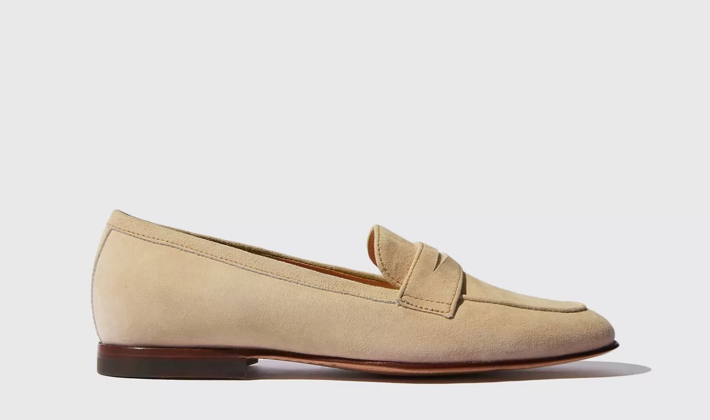 Scarosso Loafers-Valeria Beige Scamosciata Beige - Suede