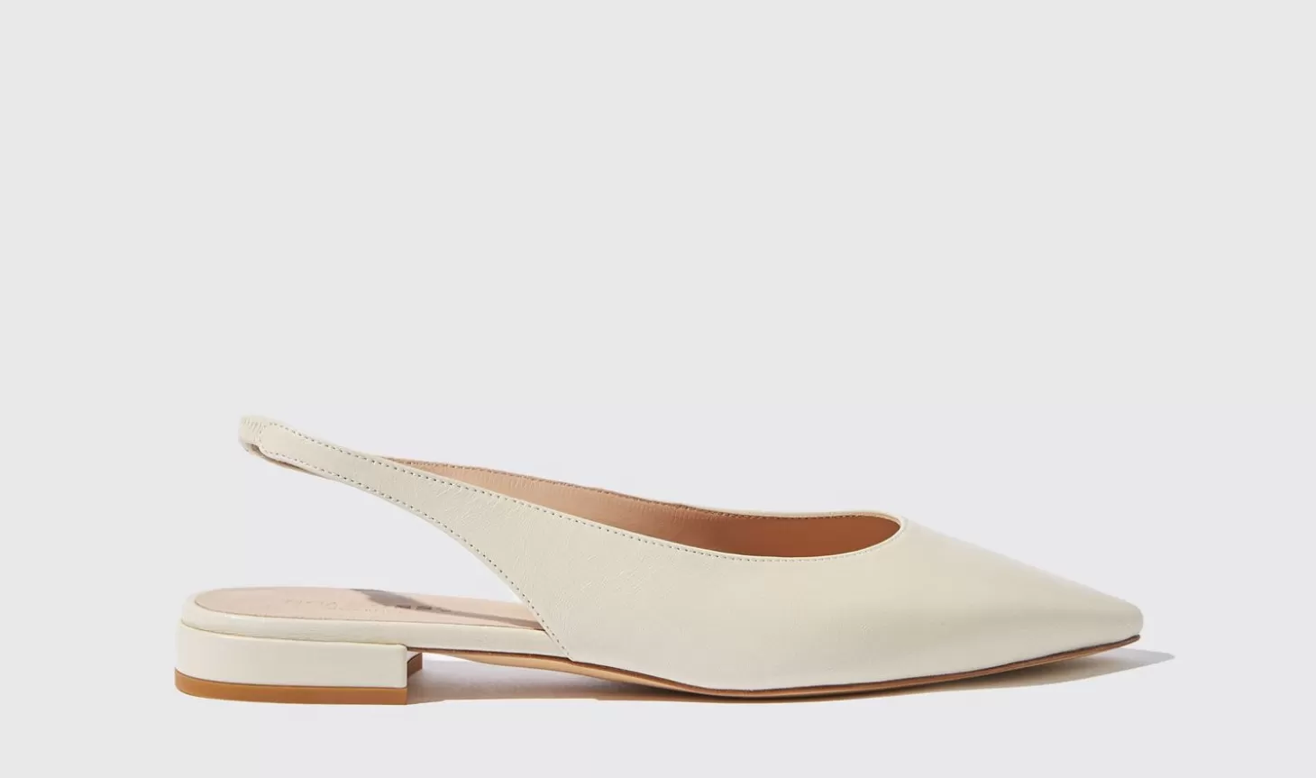 Scarosso Ballerinas-Viviana Crema Cream - Calf