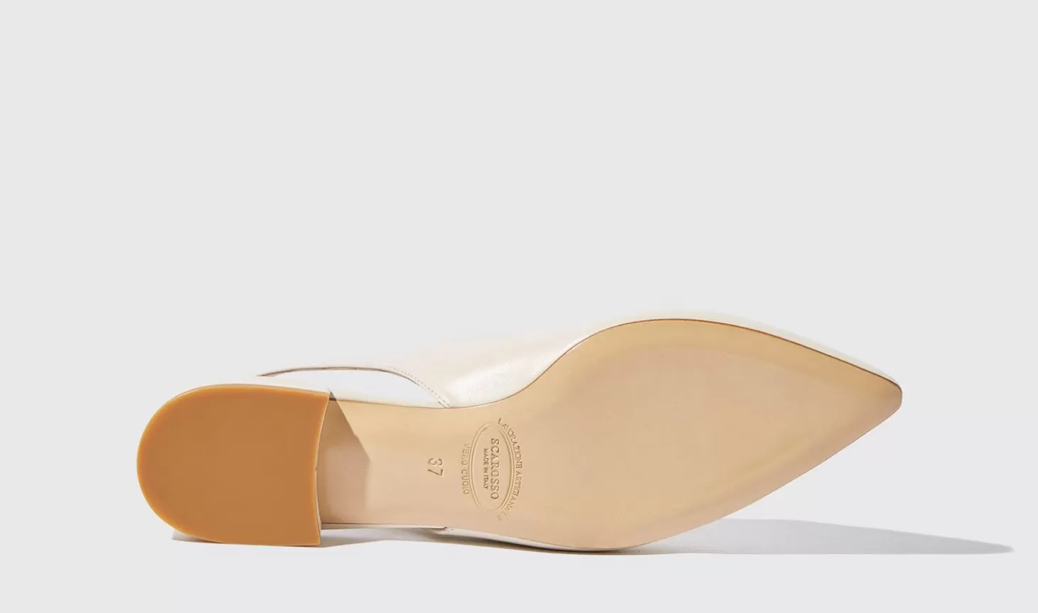 Scarosso Ballerinas-Viviana Crema Cream - Calf