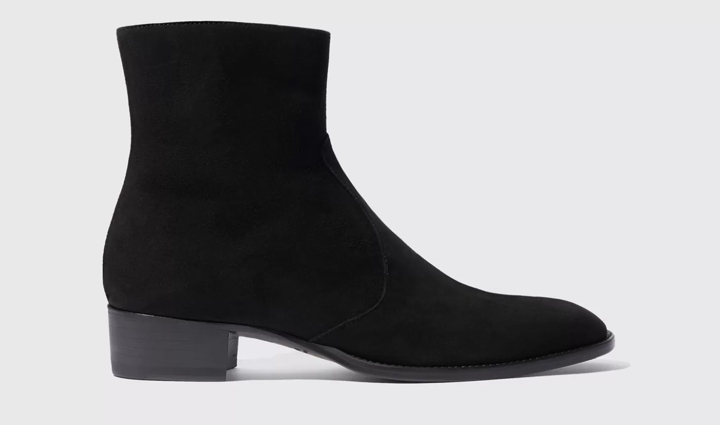 Scarosso Boots-Warren Black Suede Black - Suede